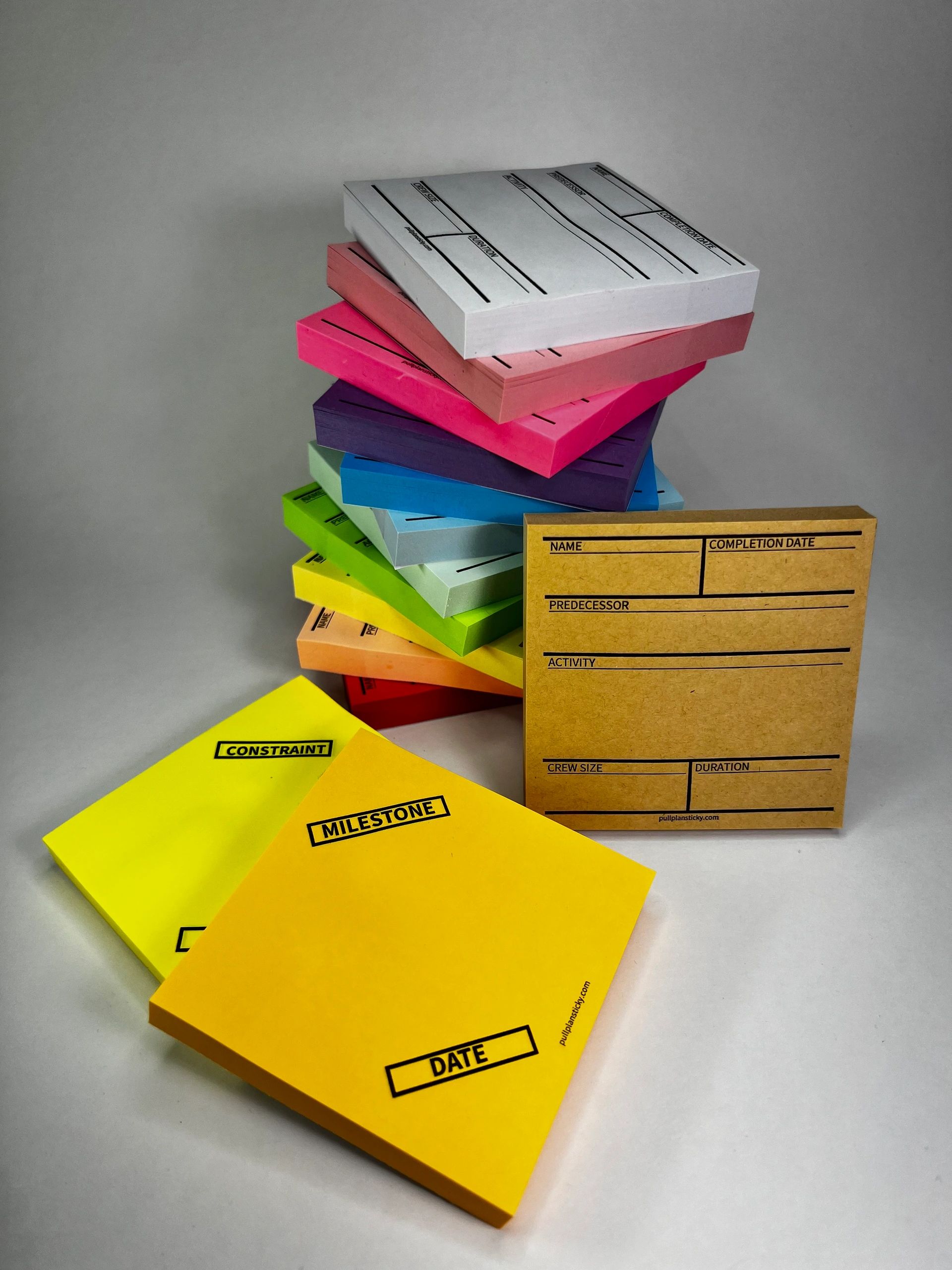 Affordable Lean Construction Pull Planning Sticky Notes